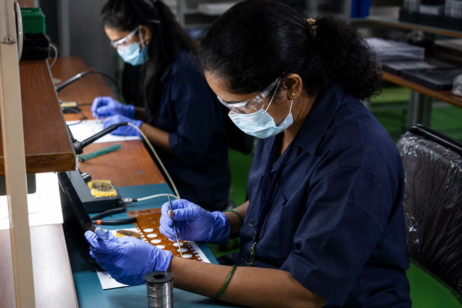 Quality inspection on precision electronics